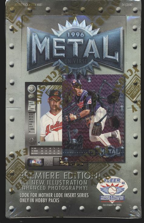 1996 metal universe box sale|1996 Metal Universe Baseball .